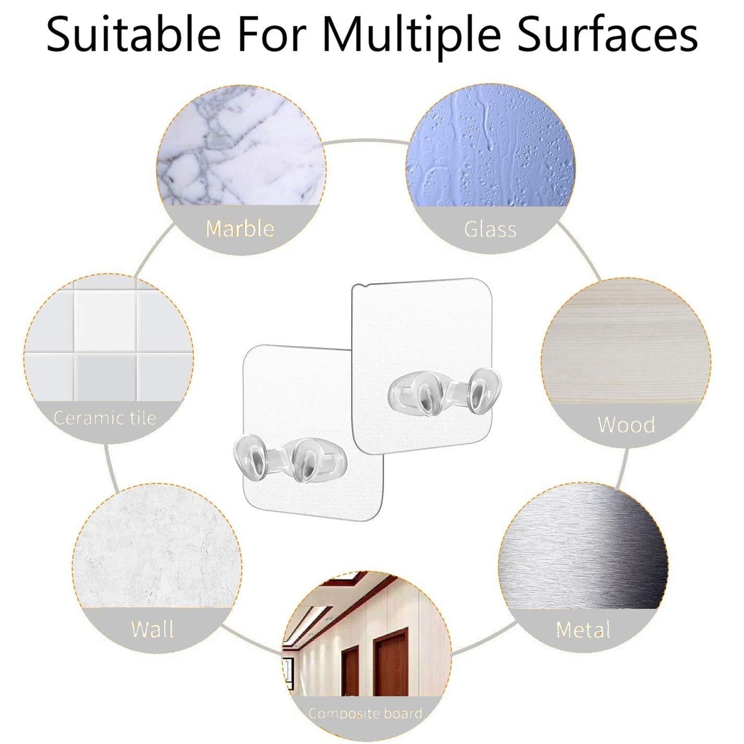 Transparent Self-Adhesive Wall Hook – Drill-Free, Waterproof & Oil-Proof for Toothbrush, Socket (1 Pc) Transparent Self-Adhesive Wall Hook – Drill-Free, Waterproof & Oil-Proof for Toothbrush, Socket (1 Pc)